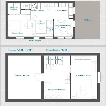 Eco-appart'hotel - Slt 公寓 鲁昂